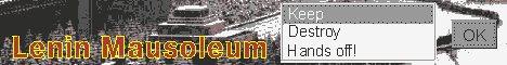 Vote for Lenin Mausoleum!